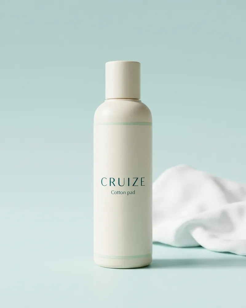 Illustrative pack for Bamboo Makeup Remover Pads, with a CRUIZE label. Not the real product or its packaging.