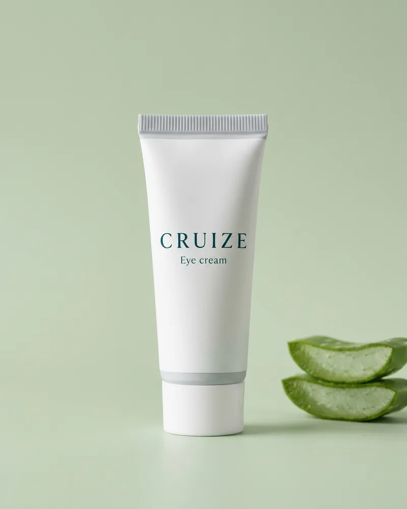 Illustrative pack for Anti-Pigment Illuminating Eye Cream, with a CRUIZE label. Not the real product or its packaging.