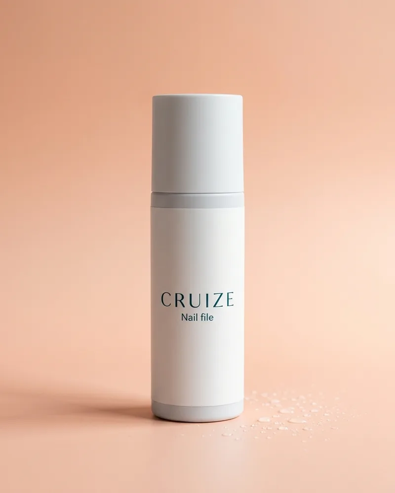 Illustrative pack for Sanitisable 2 Emery Boards, with a CRUIZE label. Not the real product or its packaging.