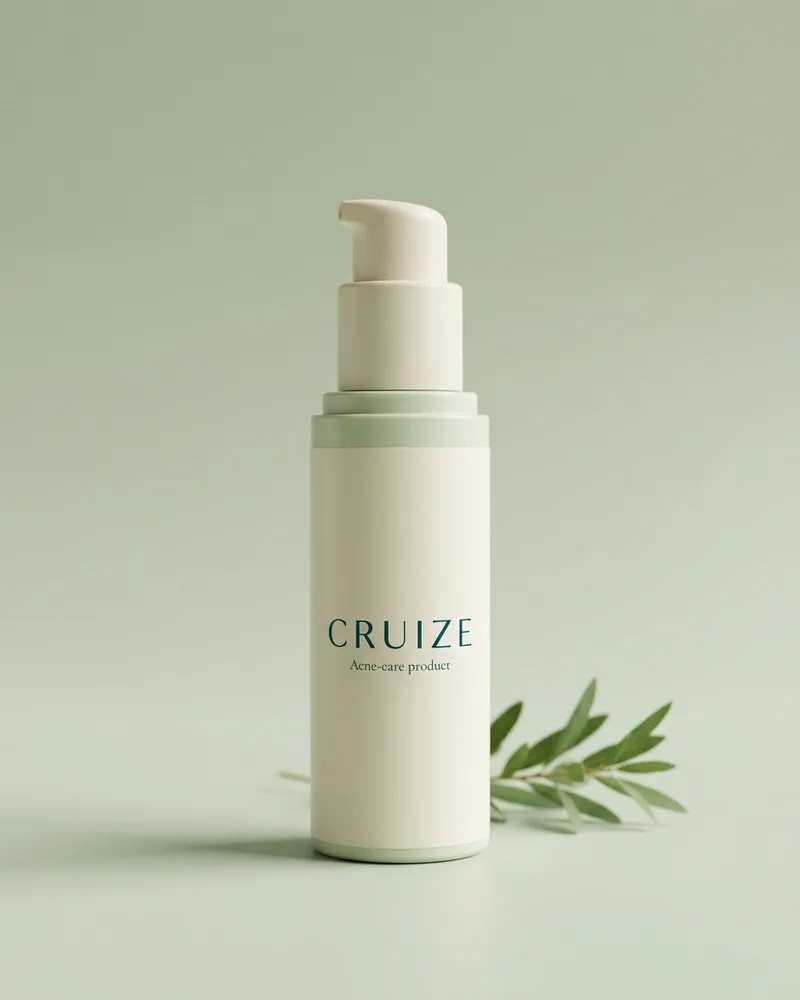 Illustrative pack for Super Spot Remover Blemish Treatment Gel, with a CRUIZE label. Not the real product or its packaging.