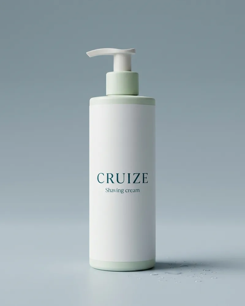 Illustrative pack for Original Shave Gel, with a CRUIZE label. Not the real product or its packaging.