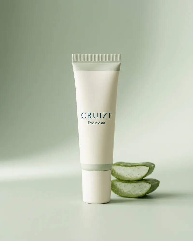 Illustrative pack for Revitalift Eye Cream, with a CRUIZE label. Not the real product or its packaging.