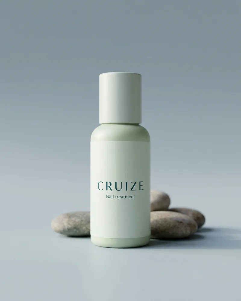 Illustrative pack for Botanical Nail Treatment Ridge Filler, with a CRUIZE label. Not the real product or its packaging.