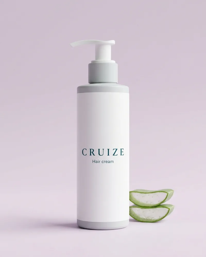 Illustrative pack for Method for Curls Air Dry Cream, with a CRUIZE label. Not the real product or its packaging.