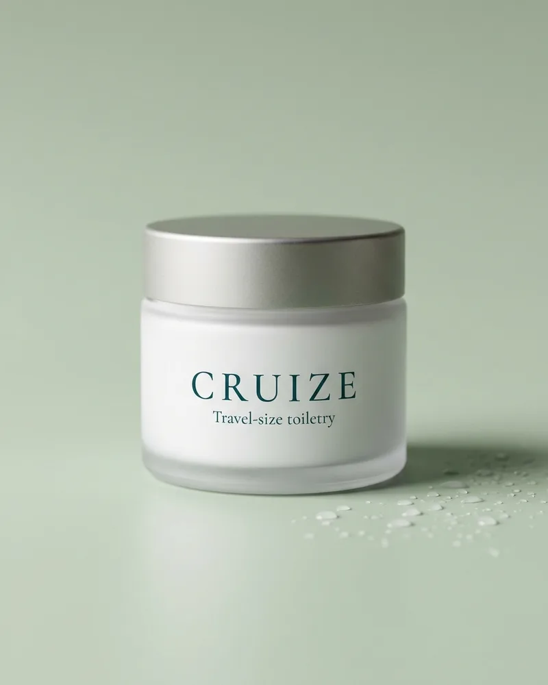 Illustrative pack for Violet Haze Body Scrub Mini, with a CRUIZE label. Not the real product or its packaging.