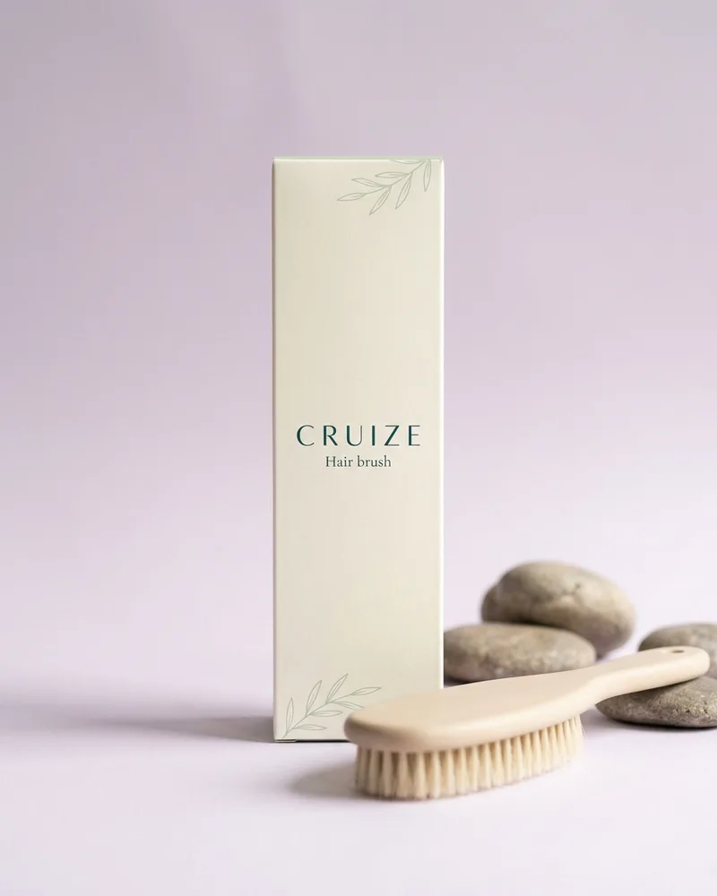 Illustrative pack for The Complete Carebrush - Glistening Jade, with a CRUIZE label. Not the real product or its packaging.