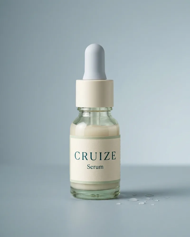 Illustrative pack for Super Solutions 10% Azelaic Acid Serum, with a CRUIZE label. Not the real product or its packaging.