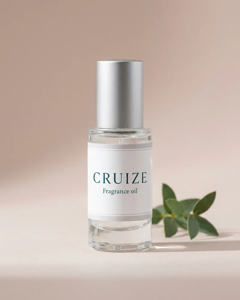 Illustrative pack for Dewberry Perfume Oil, with a CRUIZE label. Not the real product or its packaging.