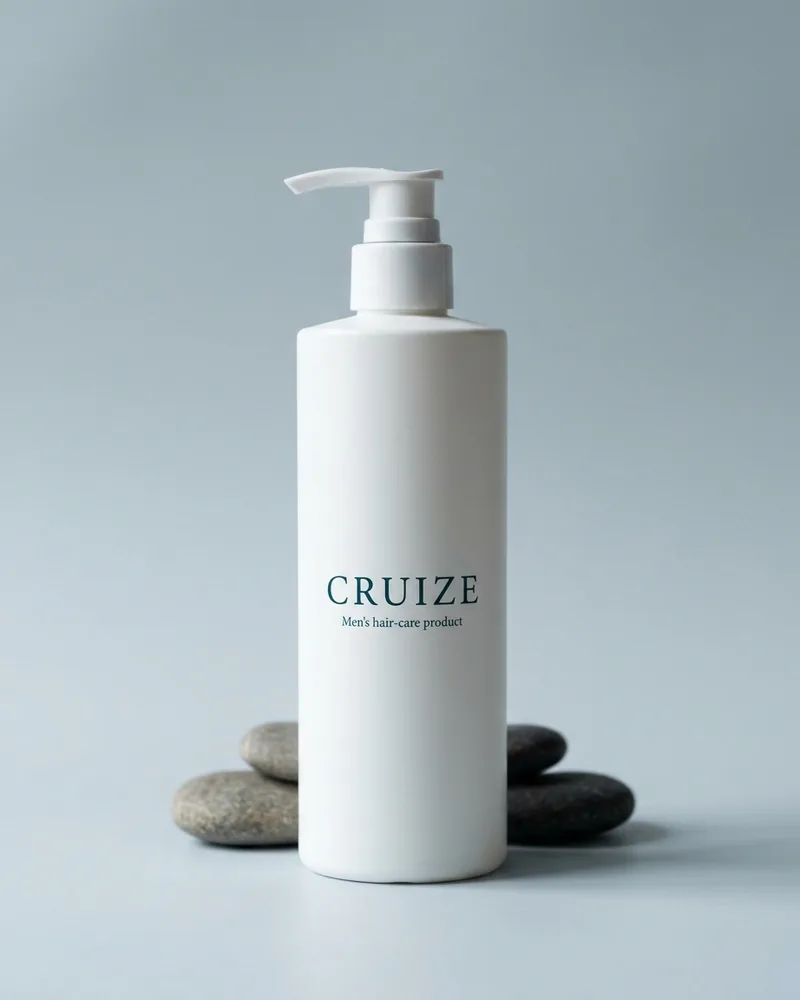Illustrative pack for Daily Cleansing Shampoo, with a CRUIZE label. Not the real product or its packaging.