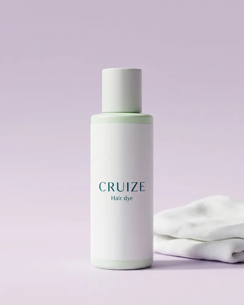 Illustrative pack for ColorSilk Permanent Hair Color, with a CRUIZE label. Not the real product or its packaging.