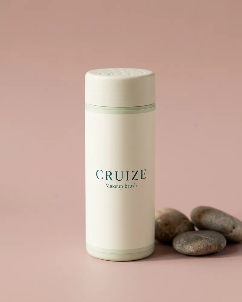 Illustrative pack for Powder Brush, with a CRUIZE label. Not the real product or its packaging.