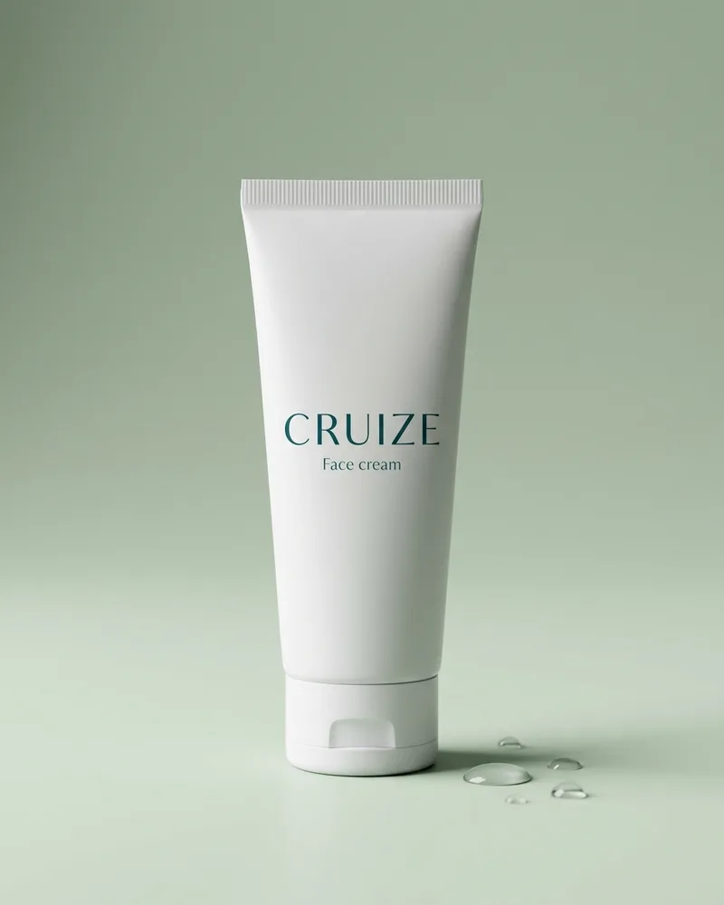 Illustrative pack for Moisturising Cream for Dry to Very Dry Skin, with a CRUIZE label. Not the real product or its packaging.
