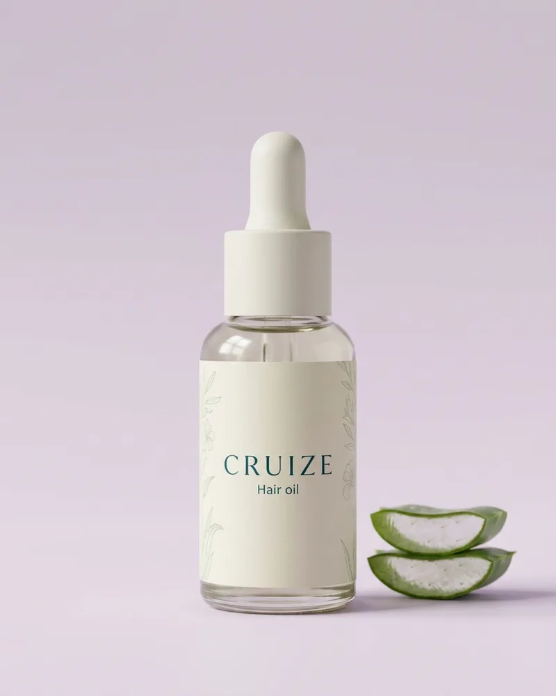 Illustrative pack for Hair Oil by Elvive Extraordinary Oil for Very Dry Hair, with a CRUIZE label. Not the real product or its packaging.