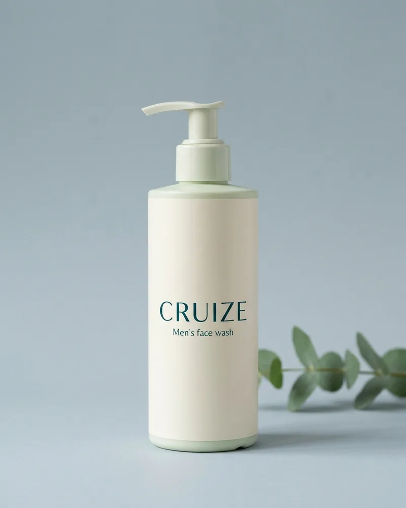 Illustrative pack for For Men Oil-Free Mattifying Moisturiser, with a CRUIZE label. Not the real product or its packaging.