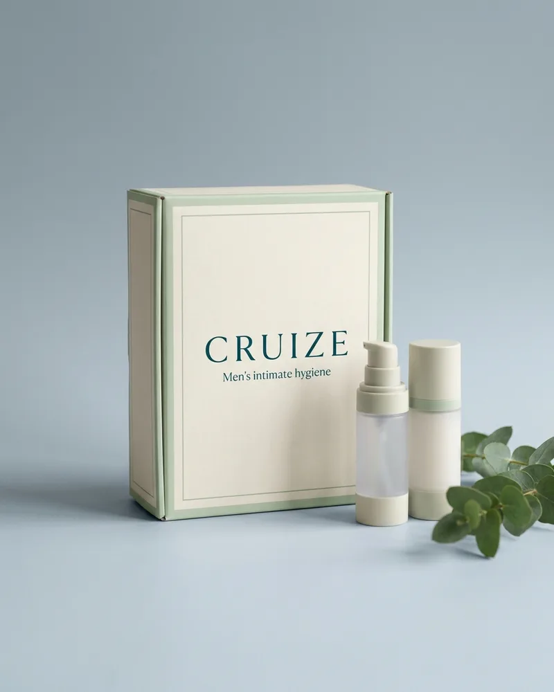 Illustrative pack for Manscaper Tactical Trimmer Kit, with a CRUIZE label. Not the real product or its packaging.