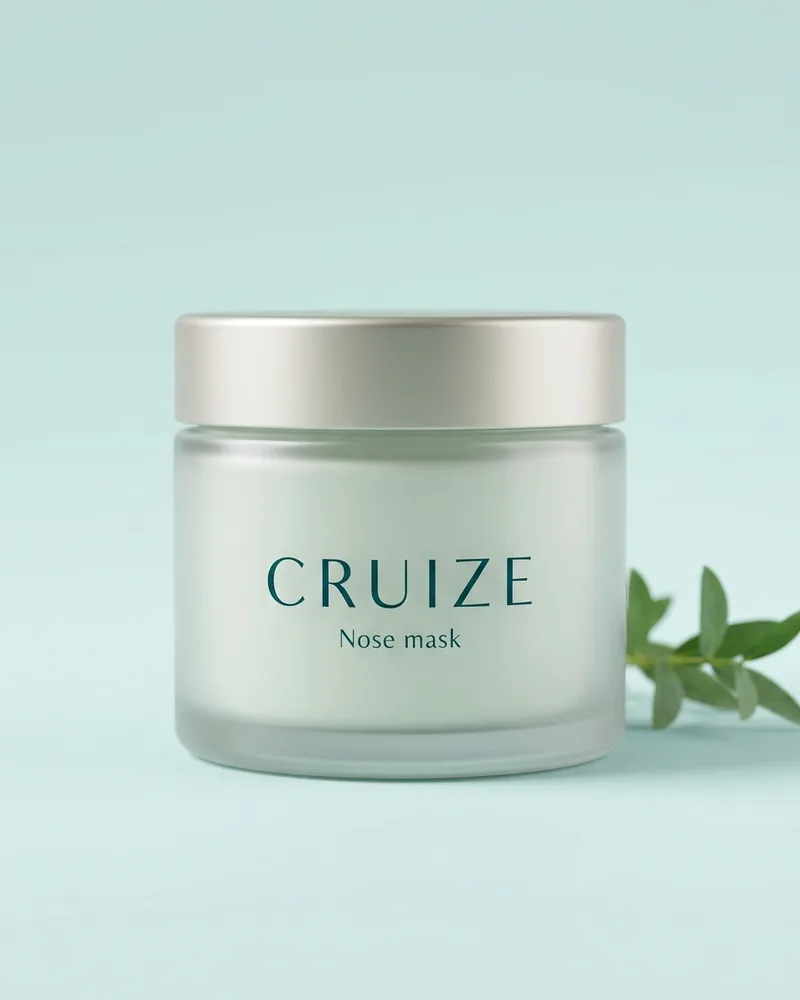Illustrative pack for Nose Pore Strips Tea Tree, with a CRUIZE label. Not the real product or its packaging.